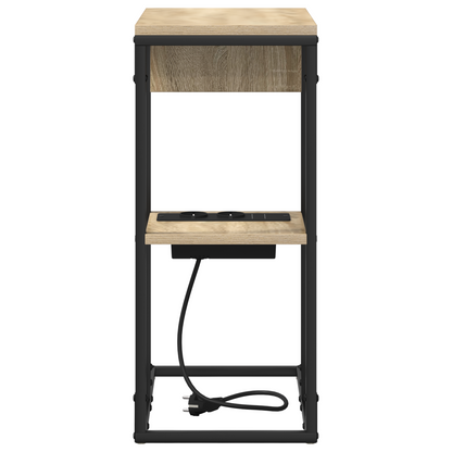 Nachtkastje Sonoma eiken 41.5 x 26 x 60.5 cm Bewerkt hout