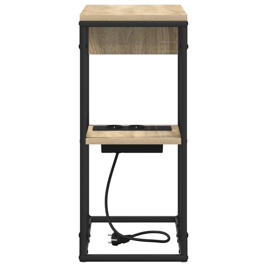 Nachtkastje Sonoma eiken 41.5 x 26 x 60.5 cm Bewerkt hout