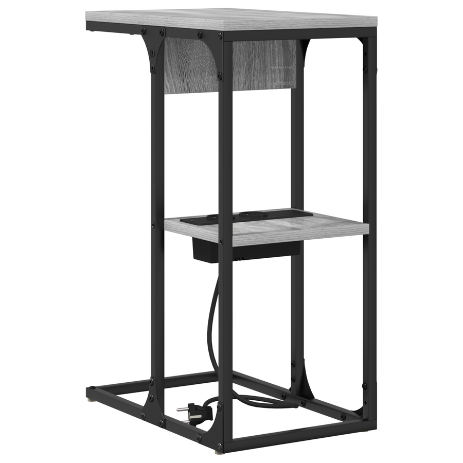 Nachtkastje Grijs sonoma 41.5 x 26 x 60.5 cm Bewerkt hout