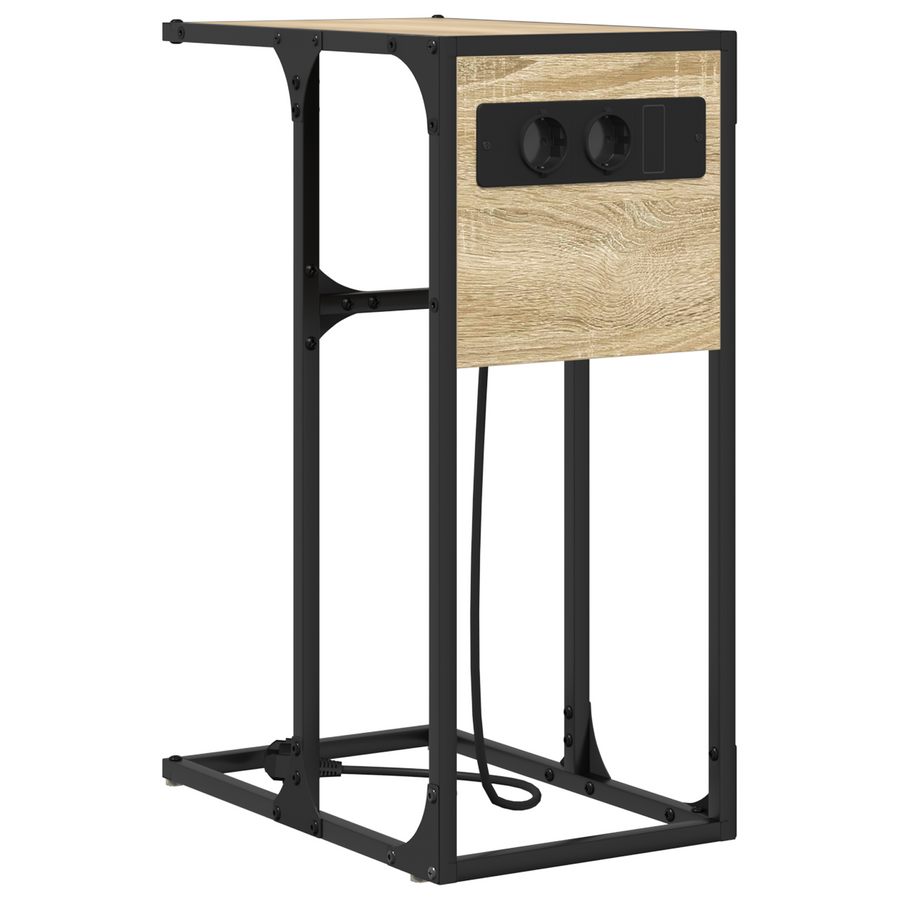 Nachtkastje Sonoma eiken 41.5 x 26 x 60.5 cm Bewerkt hout