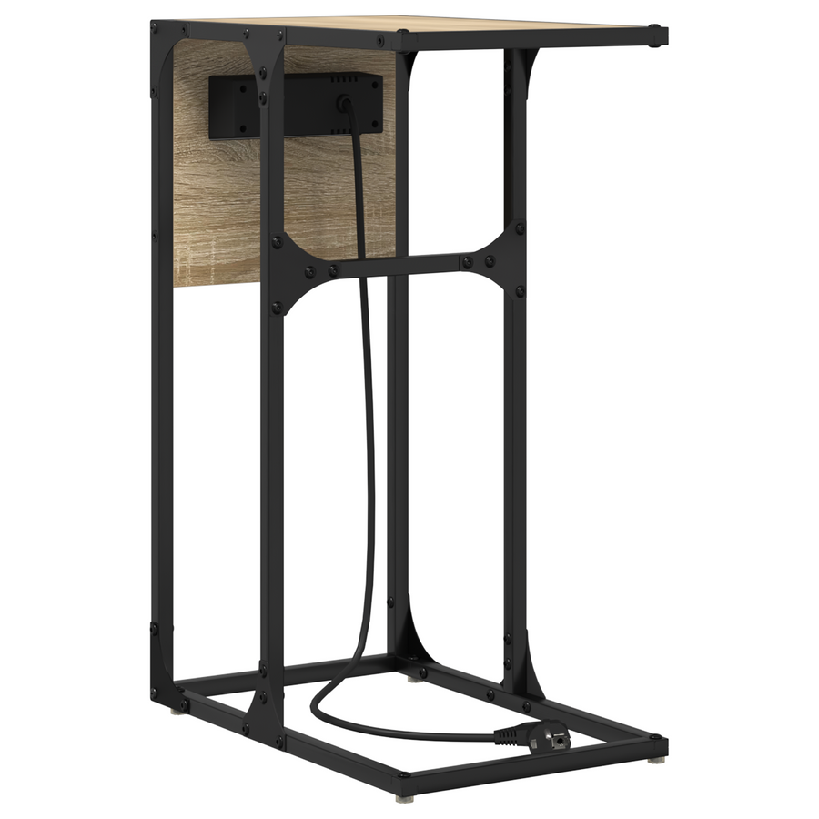 Nachtkastje Sonoma eiken 41.5 x 26 x 60.5 cm Bewerkt hout