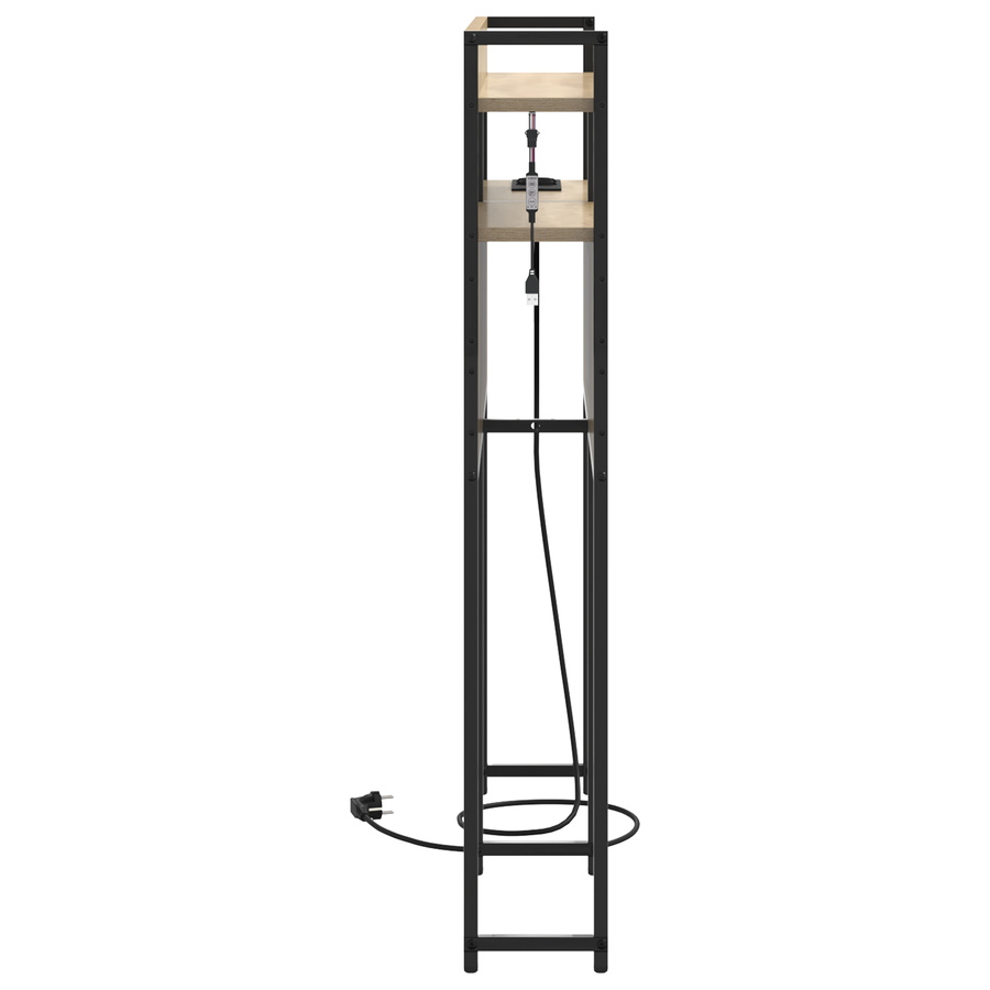 Opberghoofdbord Sonoma eiken 100 cm Bewerkt hout