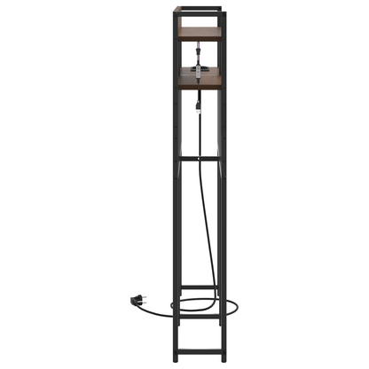 Opberghoofdbord Bruin eiken 100 cm Bewerkt hout