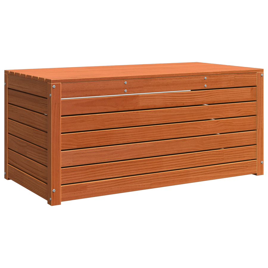 Tuinopslagdoos Wasbruin 101 x 50.5 x 46.5 cm Massief grenenhout