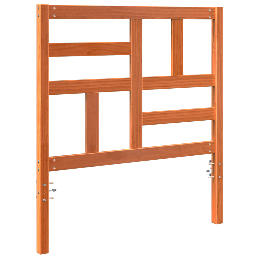 Bed Hoofdbord Wasbruin 80.5 x 4 x 104 cm Massief grenenhout