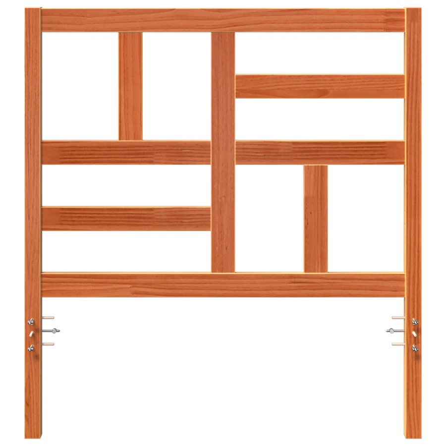 Bed Hoofdbord Wasbruin 80.5 x 4 x 104 cm Massief grenenhout