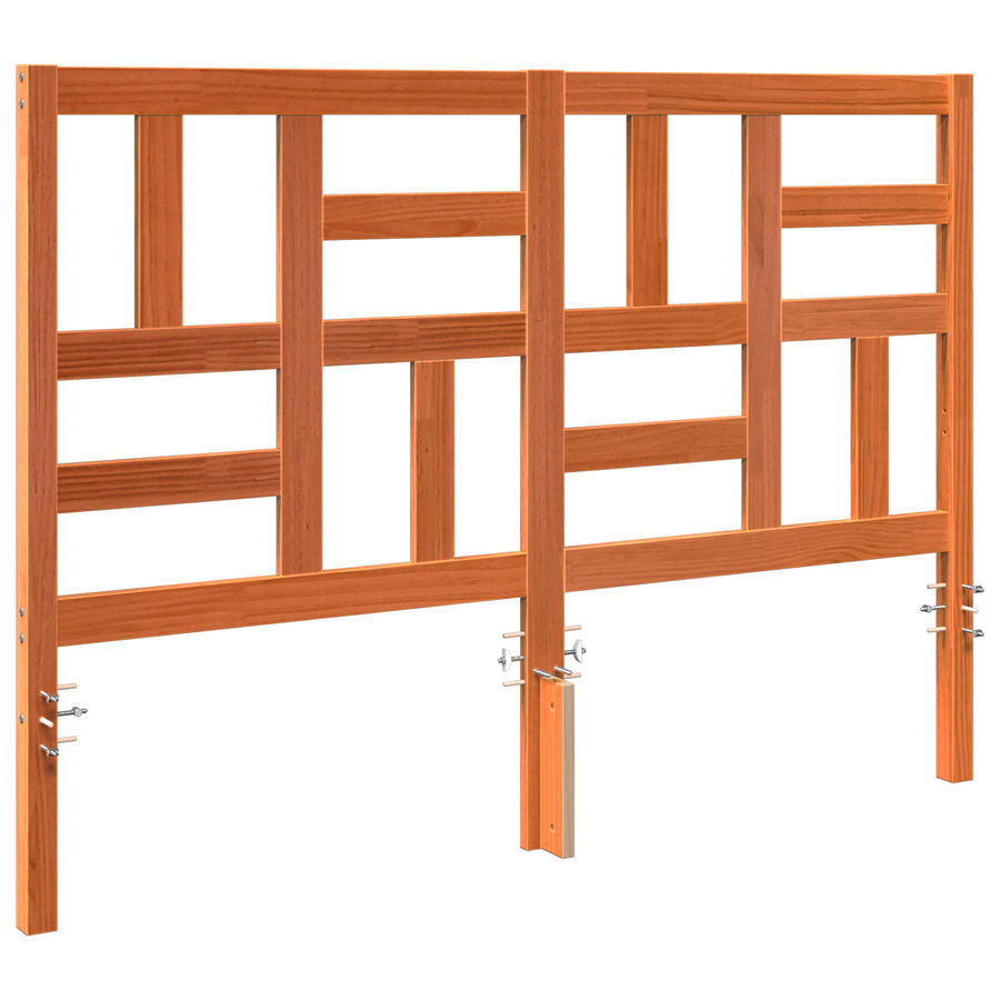 Bed Hoofdbord Wasbruin 145.5 x 4 x 104 cm Massief grenenhout