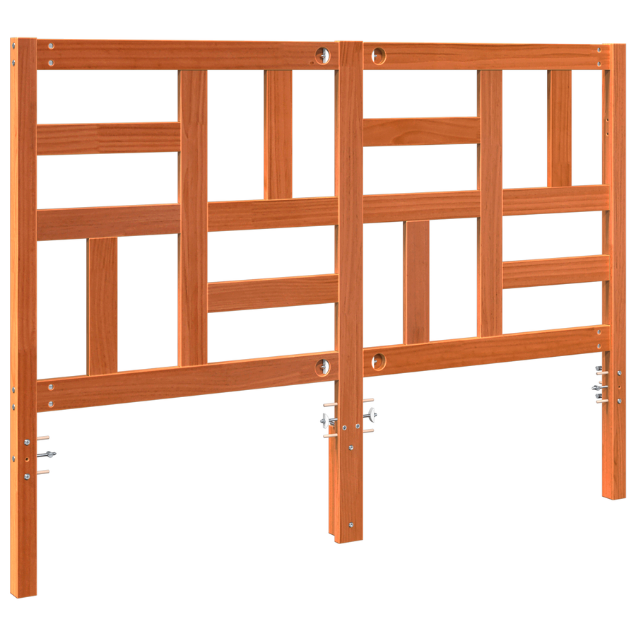 Bed Hoofdbord Wasbruin 145.5 x 4 x 104 cm Massief grenenhout