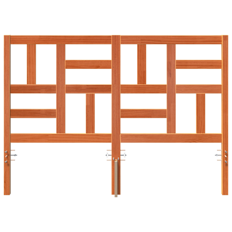 Bed Hoofdbord Wasbruin 145.5 x 4 x 104 cm Massief grenenhout