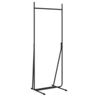 Kledingrek 62x48x158 cm staal zwart