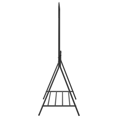 Kledingrek Zwart 100x56x154 cm van Gegalvaniseerd Staal