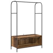 Clothes Rack Brown Oak 100 x 44 x 160 cm Engineered Wood
