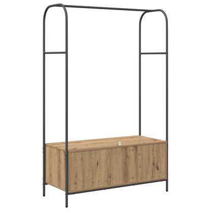 Kledingrek met Planken van Artisan Eiken 100x44x160 cm