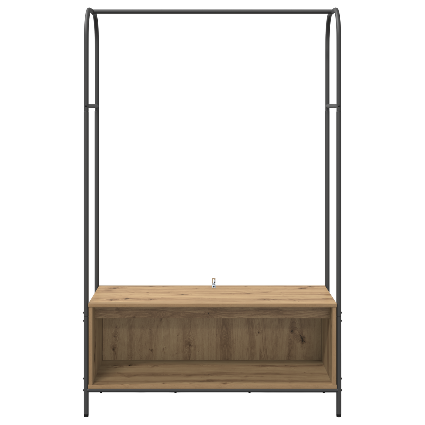 Kledingrek met Planken van Artisan Eiken 100x44x160 cm