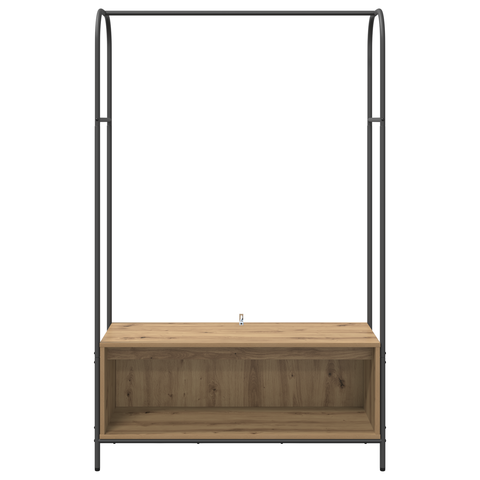 Kledingrek met Planken van Artisan Eiken 100x44x160 cm