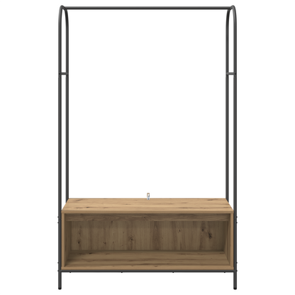 Kledingrek met Planken van Artisan Eiken 100x44x160 cm