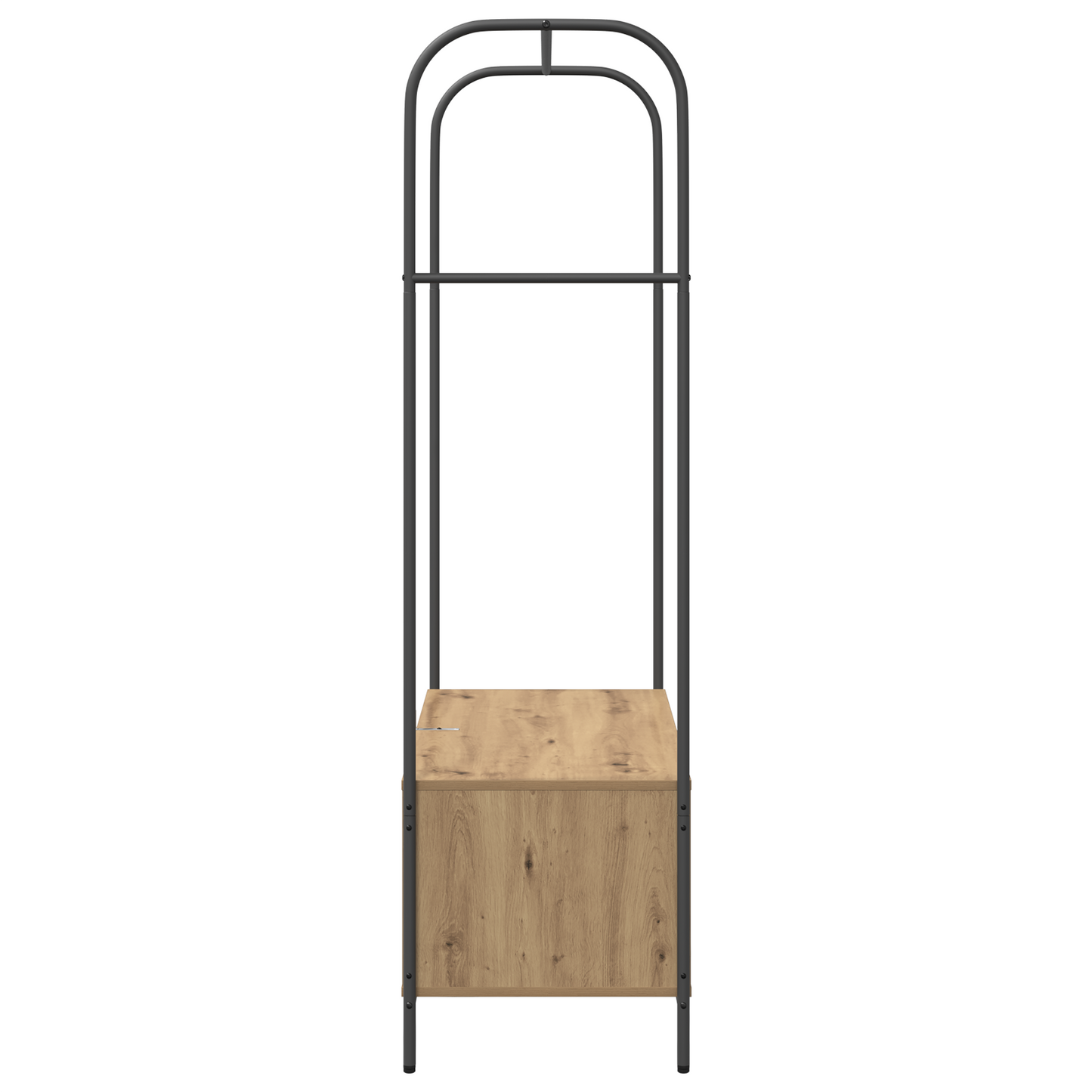 Kledingrek met Planken van Artisan Eiken 100x44x160 cm