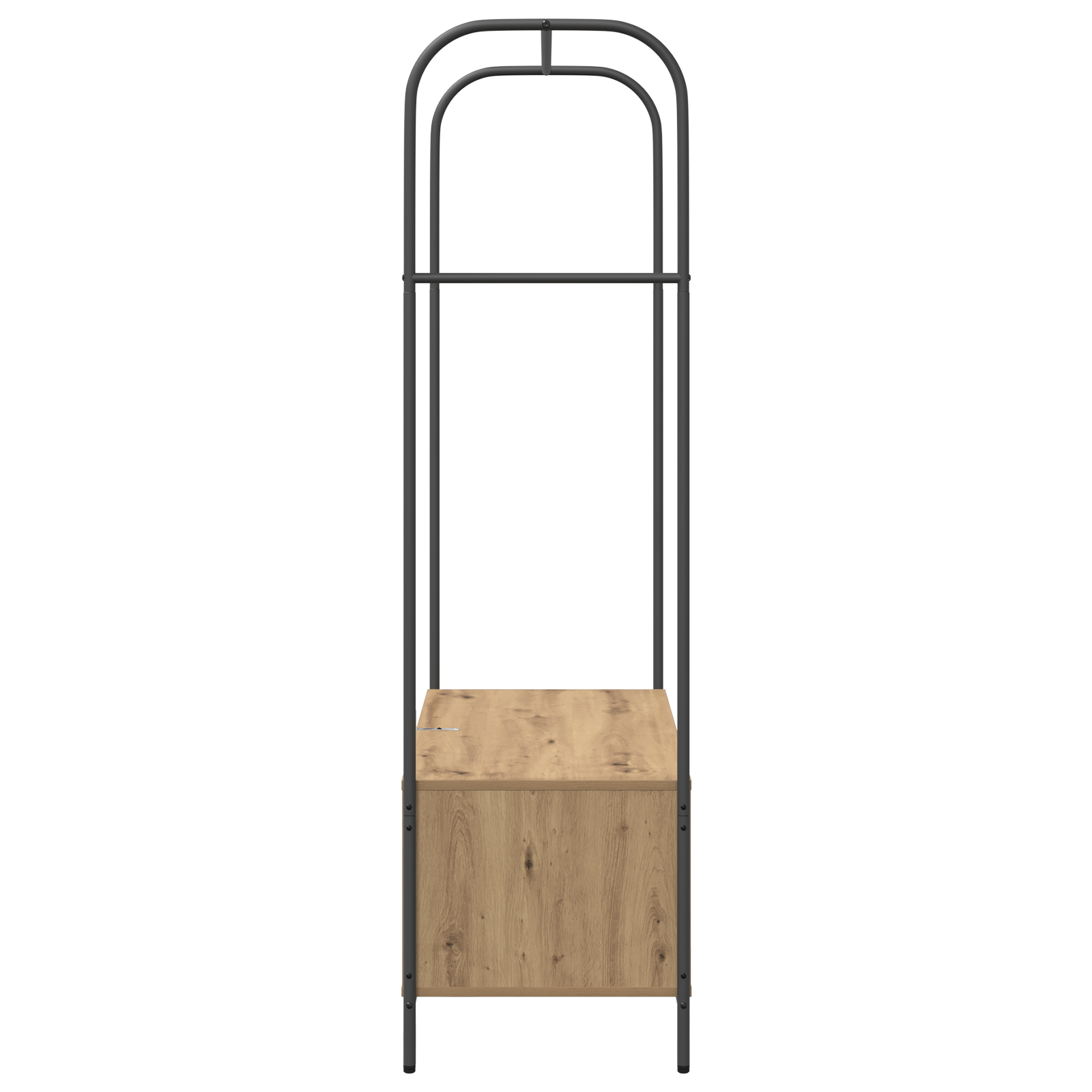 Kledingrek met Planken van Artisan Eiken 100x44x160 cm