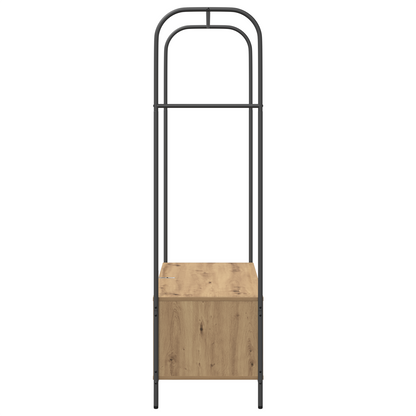 Kledingrek met Planken van Artisan Eiken 100x44x160 cm