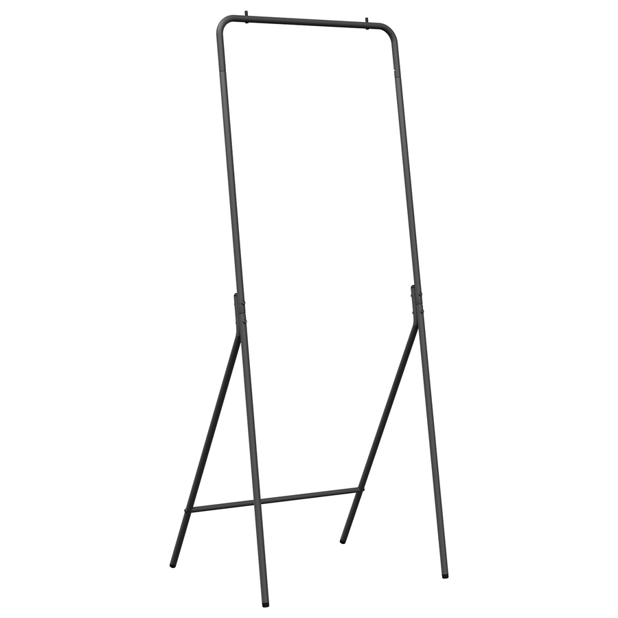 Kledingrek Zwart 60x53x155 cm Van Gegalvaniseerd Staal