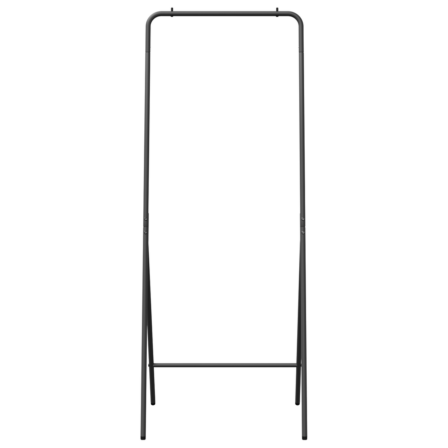 Kledingrek Zwart 60x53x155 cm Van Gegalvaniseerd Staal