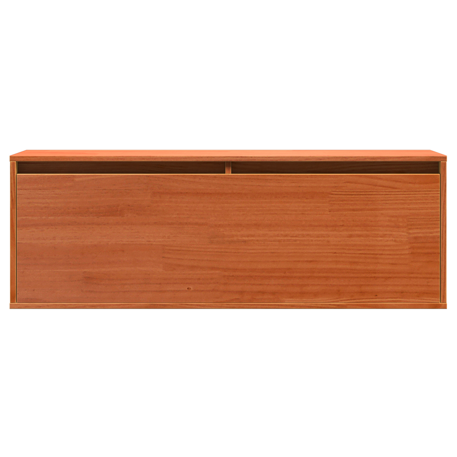 Wandkast Wasbruin 100 x 30 x 35 cm Massief grenenhout