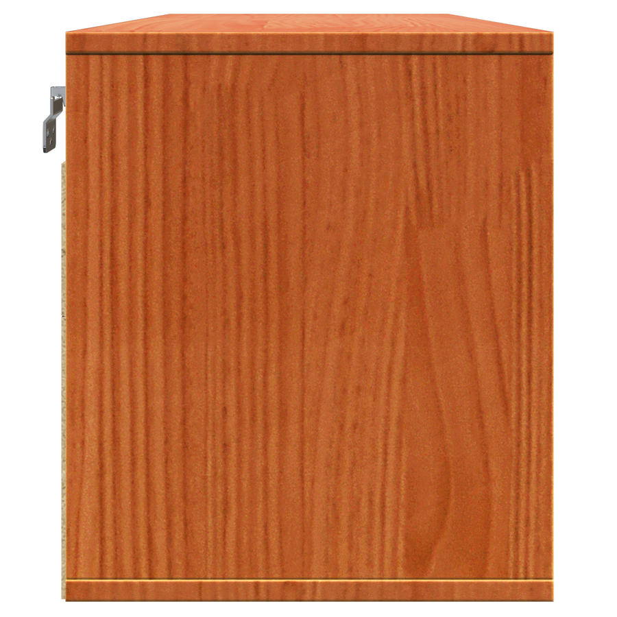 Wandkast Wasbruin 100 x 30 x 35 cm Massief grenenhout