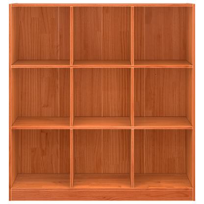 Boekenkast / ruimtelijke scheidingswand Wasbruin