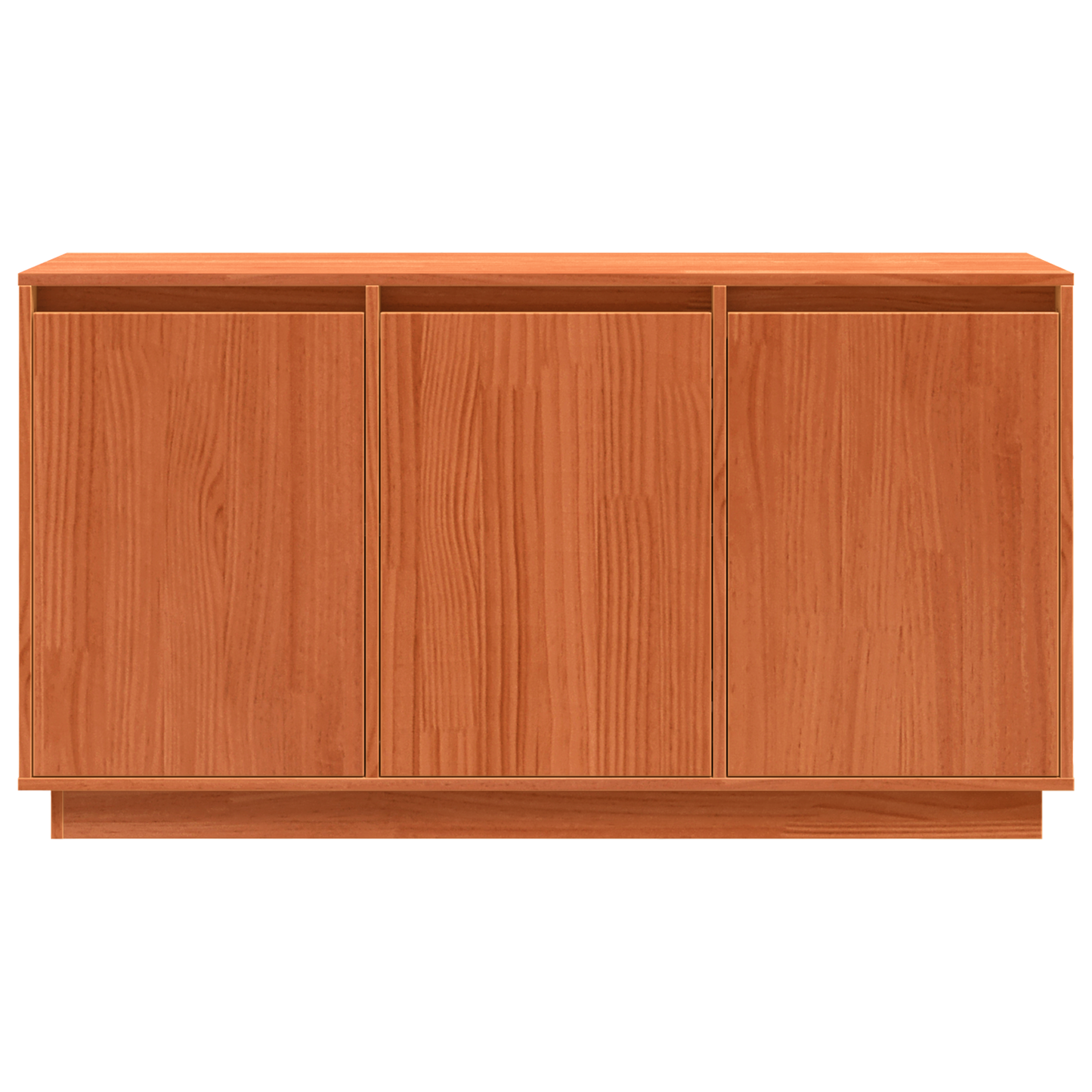 Dressoir met opslag met de deur Bruin 111 x 34 x 60 cm Massief grenenhout