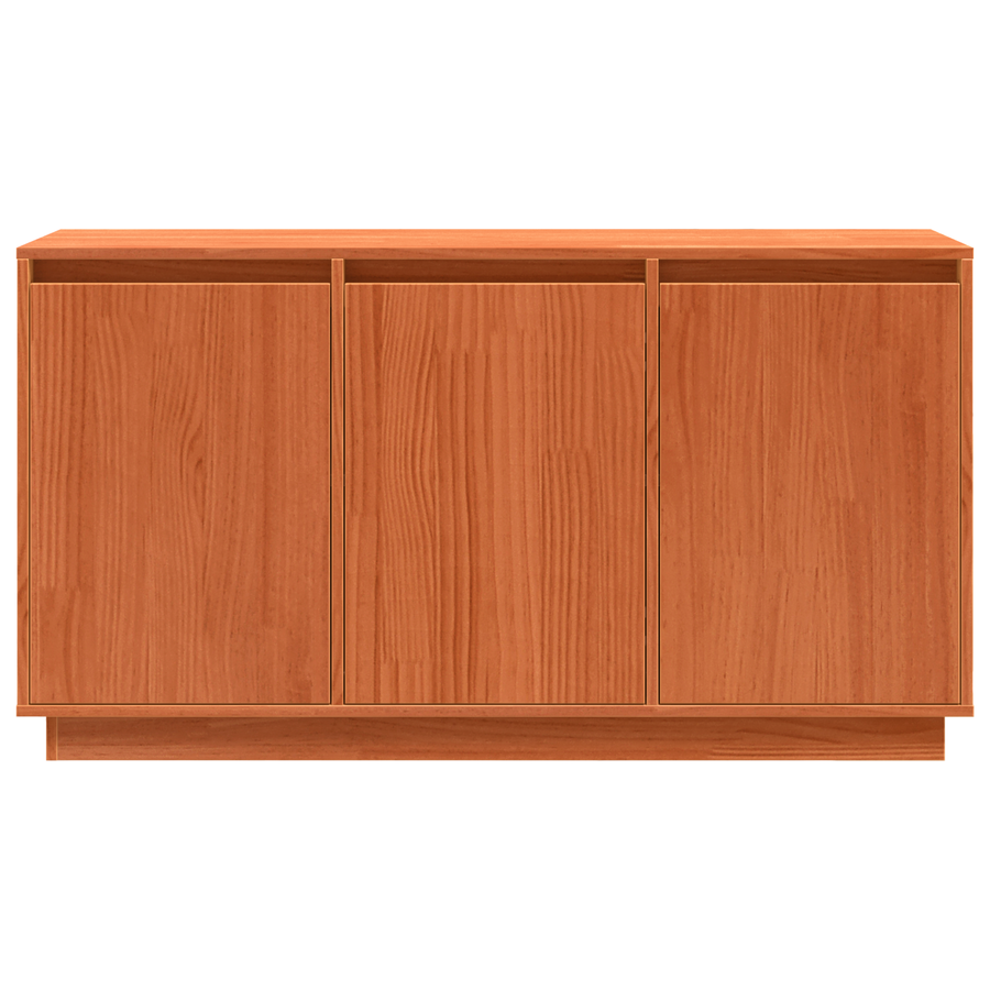 Dressoir met opslag met de deur Bruin 111 x 34 x 60 cm Massief grenenhout
