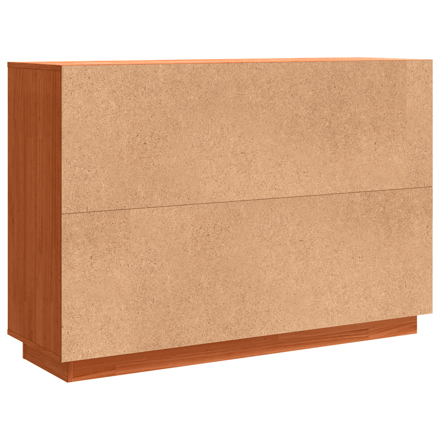 Dressoir met lade Wasbruin 110 x 34 x 75 cm Massief grenenhout