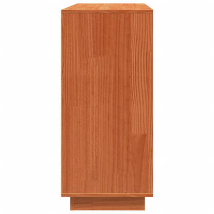 Dressoir met lade Wasbruin 110 x 34 x 75 cm Massief grenenhout
