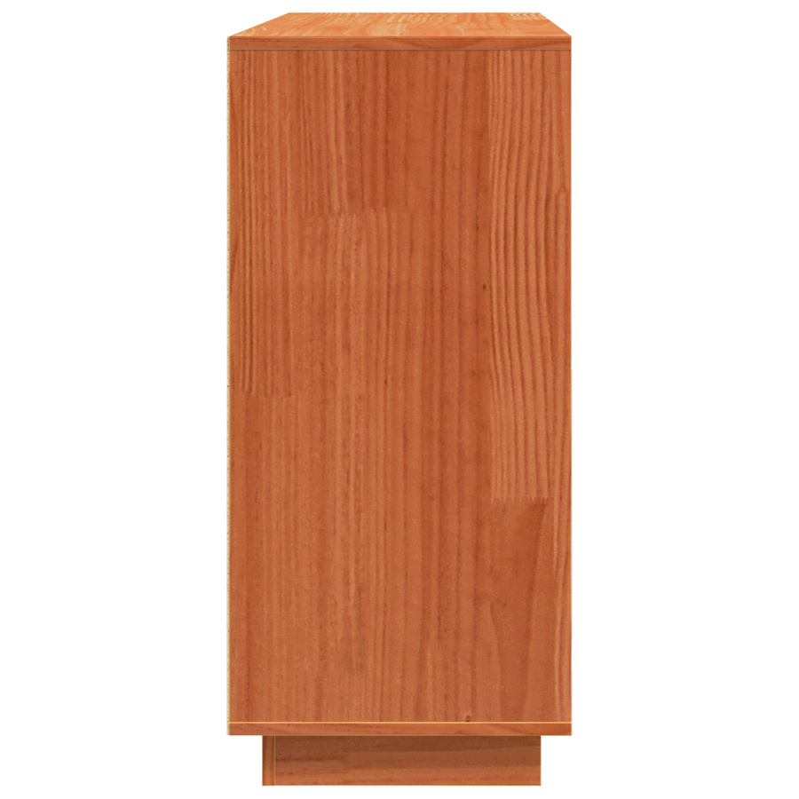 Dressoir met lade Wasbruin 110 x 34 x 75 cm Massief grenenhout