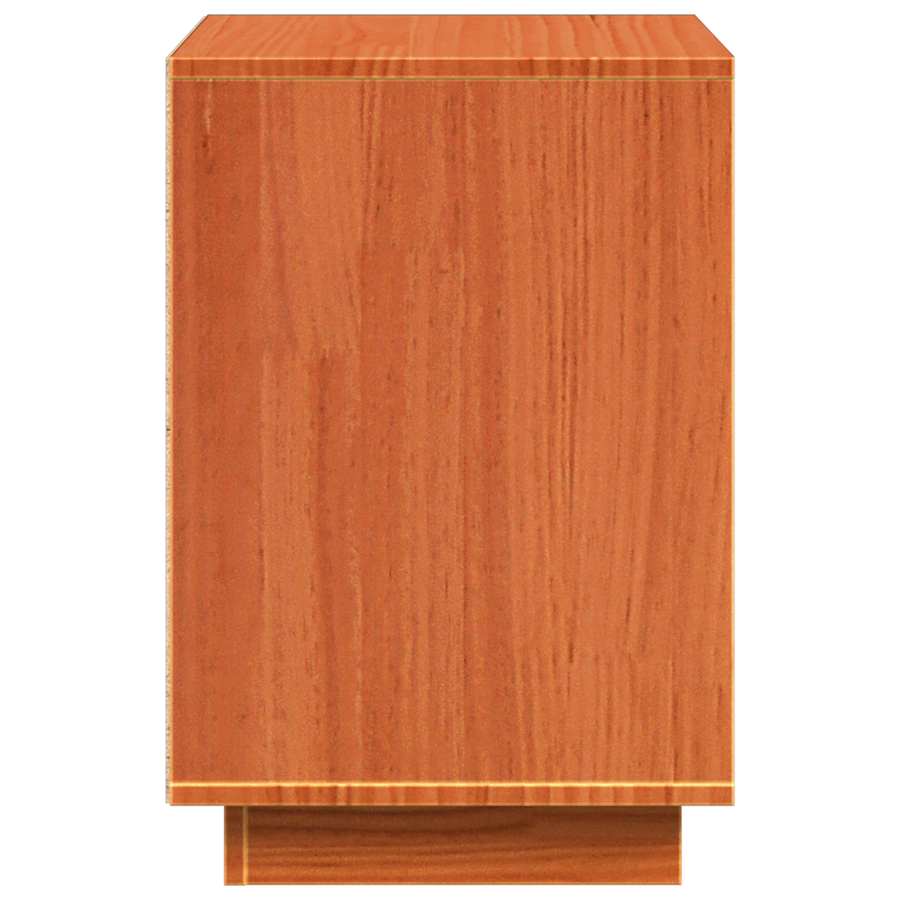Nachtkastje 2 pcs Wasbruin 60 x 34 x 51 cm Massief grenenhout