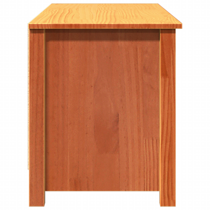 Schoenenbank Wasbruin 110 x 38 x 45.5 cm Massief grenenhout