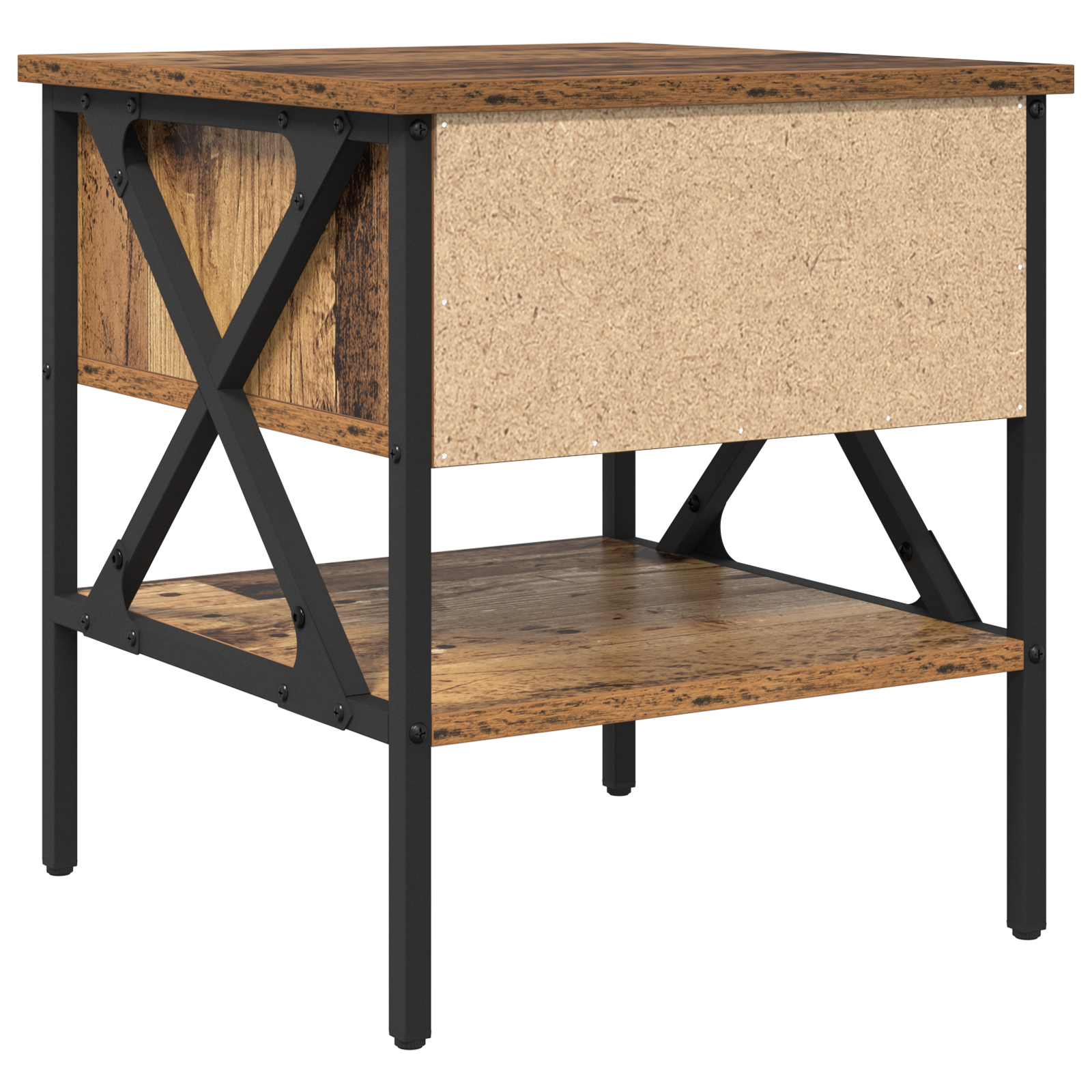 Nachtkastje Oud Hout 40x42x45 cm Gefabriceerd Hout