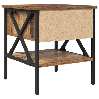 Nachtkastje Oud Hout 40x42x45 cm Gefabriceerd Hout