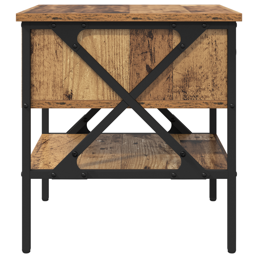 Nachtkastje Oud Hout 40x42x45 cm Gefabriceerd Hout