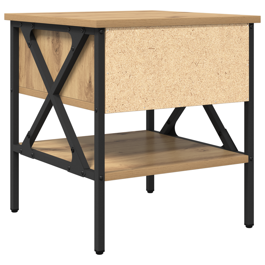 Nachtkastjes 2 stuks Artisan Eiken 40x42x45 cm Geengineerd Hout