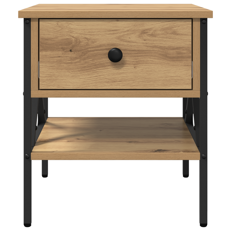 Nachtkastjes 2 stuks Artisan Eiken 40x42x45 cm Geengineerd Hout