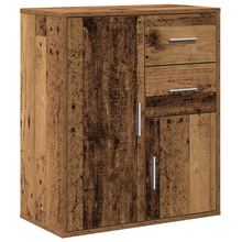 Dressoir met lade met plank met opslag met de deur Oud hout 60 x 31 x 70 cm Bewerkt hout