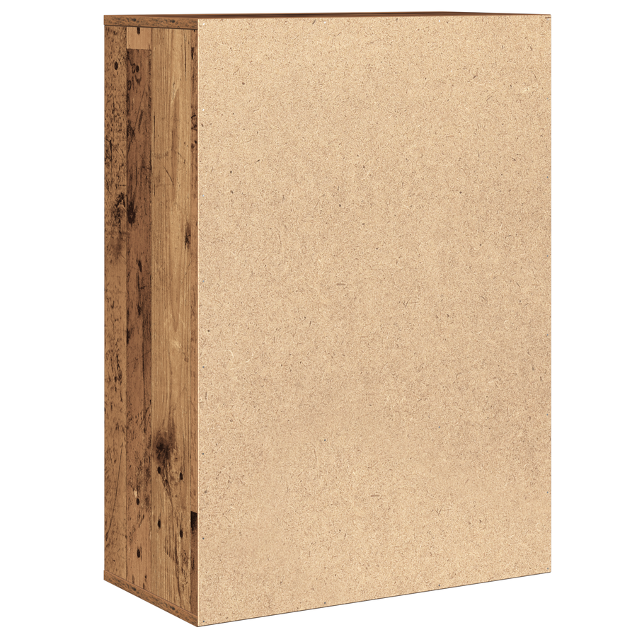 Dressoir met lade met plank met opslag met de deur Oud hout 79 x 38 x 80 cm Bewerkt hout