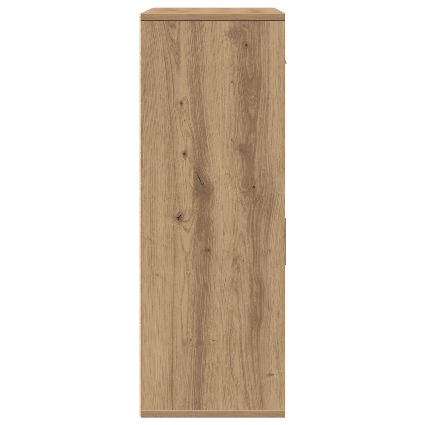 Dressoir artisanaal eikenkleurig 79 x 38 x 80 cm Bewerkt hout