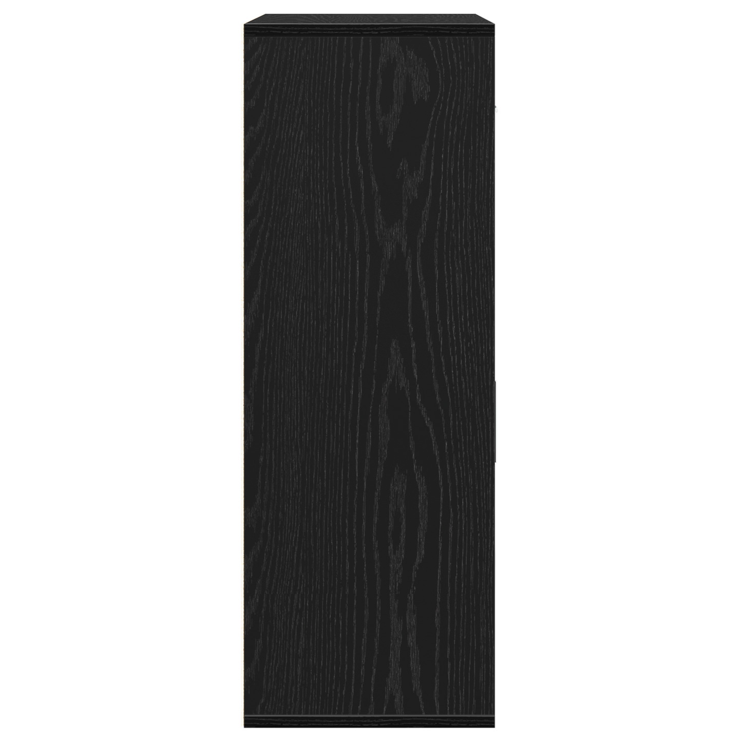 Dressoir met lade met plank met opslag met de deur Zwart eiken 79 x 38 x 80 cm Bewerkt hout