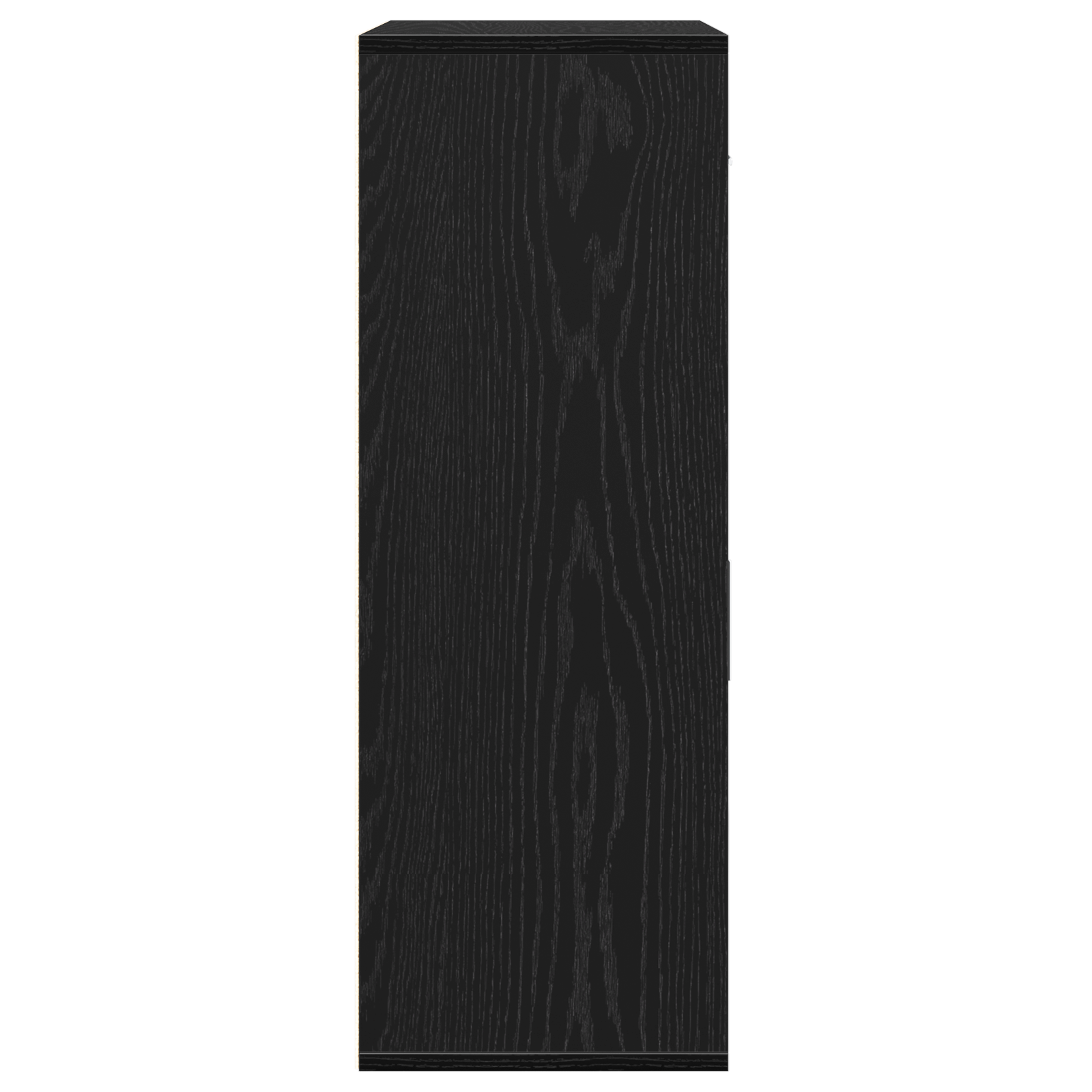 Dressoir met lade met plank met opslag met de deur Zwart eiken 79 x 38 x 80 cm Bewerkt hout