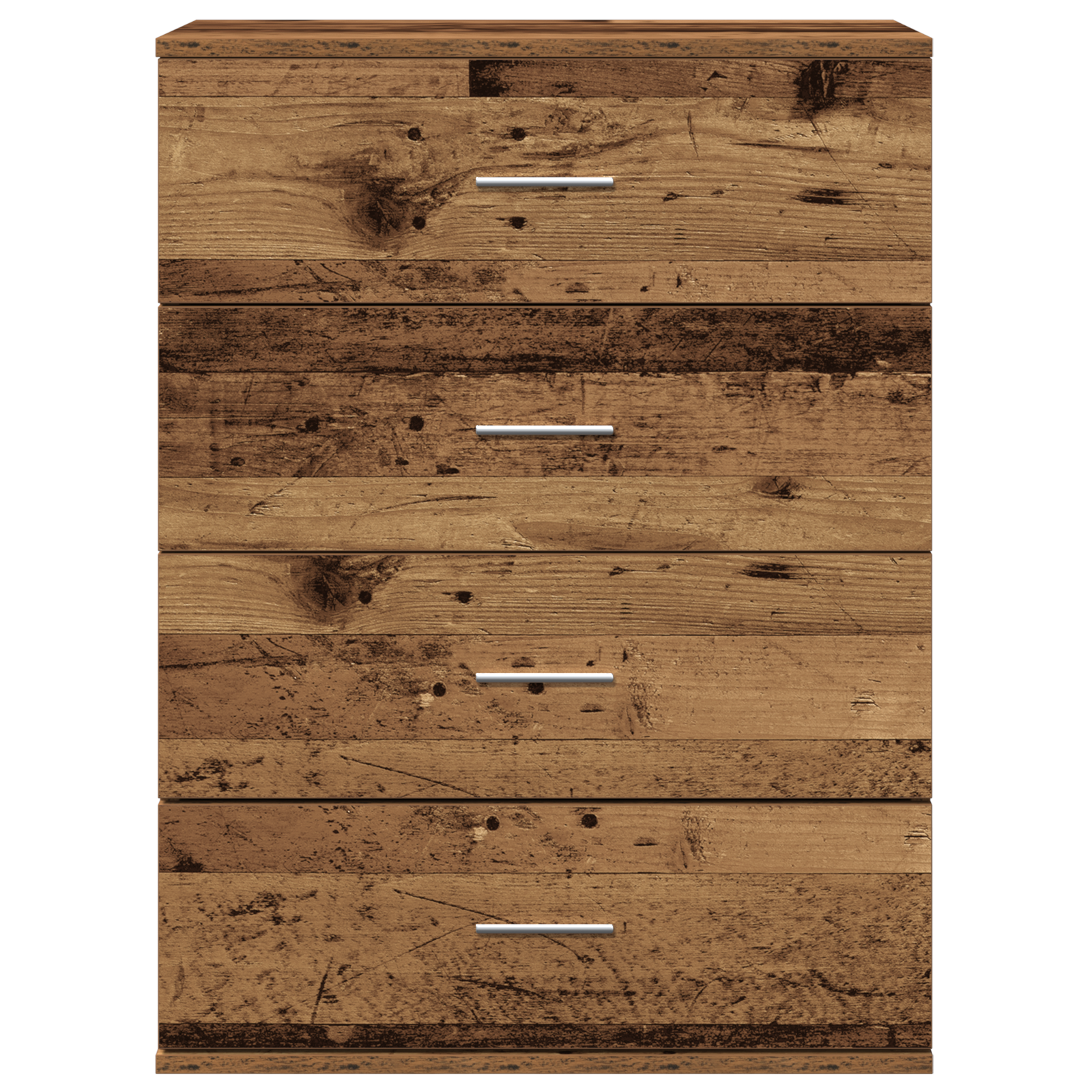 Dressoir met lade met opslag Oude hout 60 x 39 x 80 cm Bewerkt hout