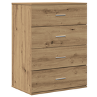 Dressoir 60x39x80 cm bewerkt hout