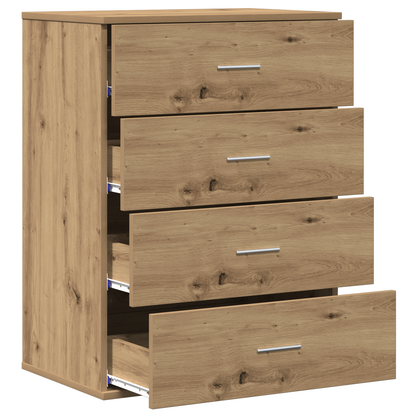 Dressoir Ambachtelijk eiken 60 x 39 x 80 cm Bewerkt hout