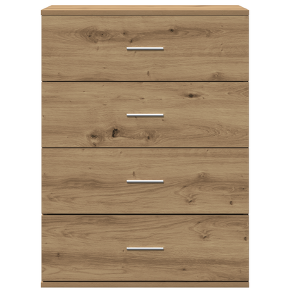 Dressoir Ambachtelijk eiken 60 x 39 x 80 cm Bewerkt hout