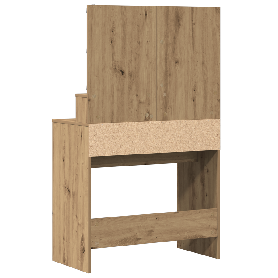 Plafondtafel artisanaal eikenkleurig Spaanplaat